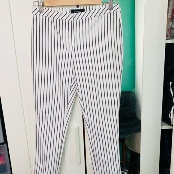 LE Chateau Striped Ankle Pants - Picture 1 of 9